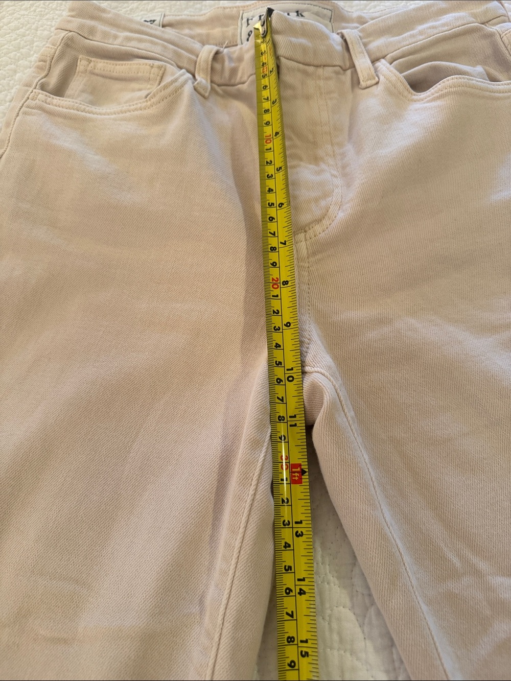 Frank & Eileen Wide-Leg Galway Jeans in Beige - Picture 6 of 8